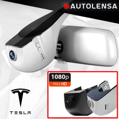 Unitate fără ramă Cameră DVR Tesla Model Y 2021-23, cameră față 1080p Autolensa, Model 24/7 Negru TSL05