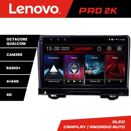 Navigáció Honda HR-V 2022- Lenovo Qled 2K Octa Core 4+64 360 DSP Carplay android autórádió gps internet kit-hr-v2022+PRO-2K-10-4+64