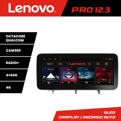 Navigáció Honda Civic 2022- Lenovo Qled 12.3 hüvelykes Octa Core 4+64 360 DSP ADAS Carplay android auto rádió internet kit-civic2022+PRO-12.3-4+64+kit-10-9
