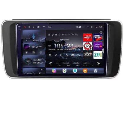 Nissan Leaf 2018-2024 Qled 2K Octa Core 12+256GB LTE 4G DSP Wifi 5Ghz android auto carplay rádió gps internet készlet - Leaf+EDT-E809-2K