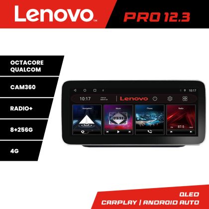 Navigáció Nissan X-trail 2021- Lenovo Qled 12.3 hüvelykes Octa Core 8+256 360 DSP ADAS Carplay android auto rádió internet kit-x-trail-2021+PRO-12.3-8+256+kit-10-9