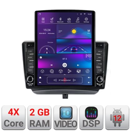 Navigatie Ford Turneo Courier Transit Courier 2014-2021 dedicata Android radio gps internet quad core 2+32 ecran vertical 9.7" kit-turneo+EDT-E708