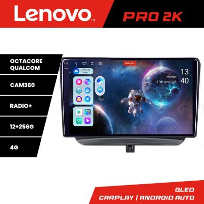 Navigáció Ford Turneo Courier Transit Courier 2014-2021 Lenovo Qled 2K Octa Core 12+256 360 DSP ADAS Carplay android auto rádió internet kit-turneo+PRO-2K-9-12+256