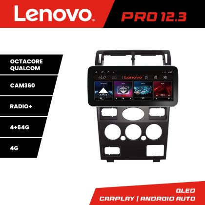 Navigáció Ford Mondeo 2004-2007 Lenovo Qled 12.3 hüvelykes Octa Core 4+64 360 DSP ADAS Carplay android auto rádió internet készlet-mondeo2001+PRO-12.3-4+64