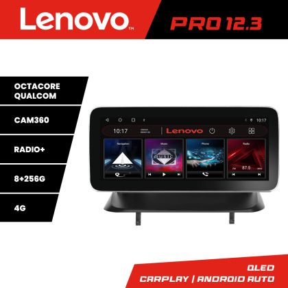 Navigáció Peugeot 3008 5008 Lenovo Qled 12.3 hüvelykes Octa Core 8+256 360 DSP ADAS Carplay Android Auto Rádió Internet Kit-3008+PRO-12.3-8+256