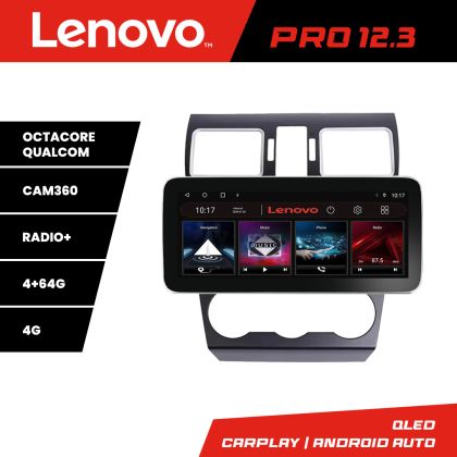 Navigáció Subaru Forester XV Lenovo Qled 12.3 hüvelykes Octa Core 4+64 360 DSP ADAS Carplay Android Auto Rádió Internet Kit-062-2019+PRO-12.3-4+64