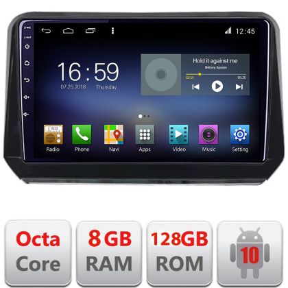 Navigatie Mitsubishi Outlander 2021- Octa Core cu Android Radio Bluetooth Internet GPS WIFI DSP 8+128GB 4G