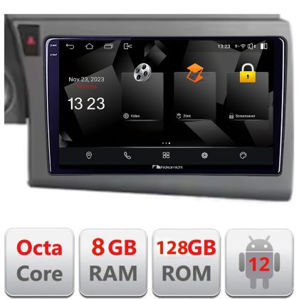 Audi A6 C6 2004-2010 navigáció Nakamichi NAM5960PRO Octa core 8+128 carplay android autórádió gps internet