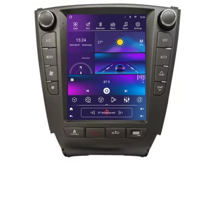 Navigáció Lexus IS 2005-2012 Edonav Tesla Qled 9.7", Octacore, 4G RAM, 32Gb, 4G, DSP, Carplay, Android Auto, 360, optikai kábel, koaxiális, Bluetooth