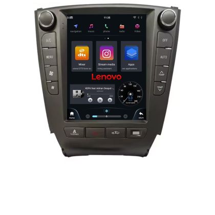 Navigatie Lexus IS 2005-2012 Lenovo Tesla Qled 9.7" Octacore Qualcomm 8 Gb RAM 128Gb Hdd 4G DSP profesional Carplay Android Auto 360 camere Bluetooth
