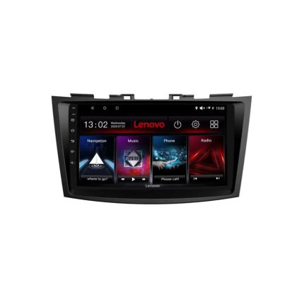Navigatie Suzuki Swift 2010-2017 Lenovo Kit-179 4+64 GB Android Waze USB Navigatie Internet Youtube Radio