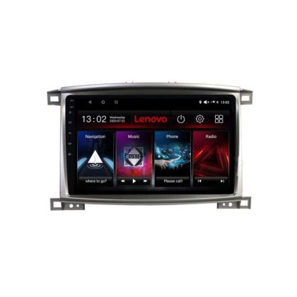 Navigáció Toyota Land Cruiser L100 2002-2008 Lenovo Kit-L100 4+64 GB Android Waze USB Internet Navigáció Youtube Rádió v1