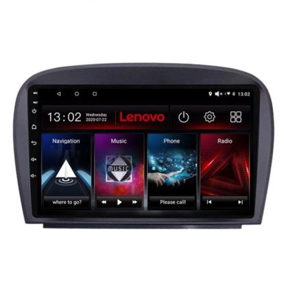 Navigáció Mercedes SL W230 2004-2011 Lenovo Kit-W230 8 magos 6+128 GB Android Waze USB Internet Navigáció Youtube Rádió