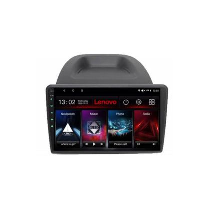 Navigáció Ford Fiesta 2012-2018 Lenovo Kit-256 8 magos QLED 2K 4+64 360 Android Waze USB Internet Navigáció Youtube Rádió