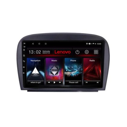 Navigáció Mercedes SL W230 2004-2011 Lenovo Kit-W230 8 magos QLED 2K 4+64 360 Android Waze USB Internet Navigáció Youtube Rádió