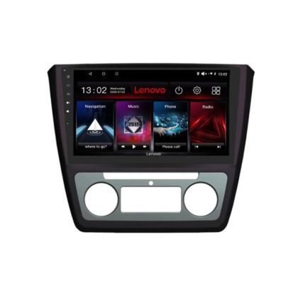 Navigáció Skoda Yeti 2009-2014 Lenovo Kit-YETI 8 magos QLED 2K 4+64 360 Android Waze USB Internet Navigáció Youtube Rádió