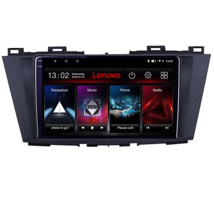 Navigatie Mazda 5 2010-2017 Lenovo Kit-117 8 core QLED 2K 8+256 360 Android Waze USB Navigatie Internet Youtube Radio