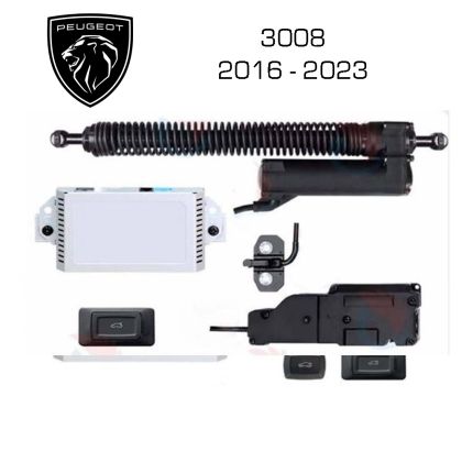 Automatikus csomagtartó-emelő és -záró rendszer gombbal és kulccsal Peugeot 3008 2016 - 2023