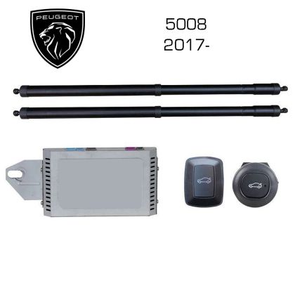 Automatikus csomagtartó-emelő és -záró rendszer gombbal és kulccsal Peugeot 5008 2017-