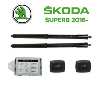 Automatikus csomagtartó-emelő és -záró rendszer gombbal és kulccsal Skoda Superb 2016-
