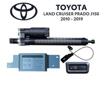 Automatikus csomagtartó-emelő és -záró rendszer gombbal és kulccsal Toyota Land Cruiser Prado J150 2010-19