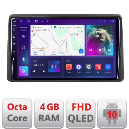 Navigatie Dacia Duster dupa 2019 B-199 Android Ecran QLED octa core 4+64 carplay android auto KIT-199+EDT-E310V3 v1