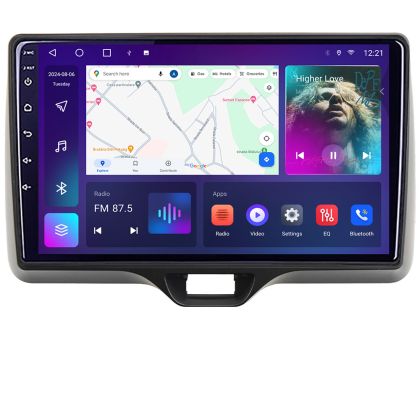Navigatie Toyota Yaris 2020- Android radio gps internet quad core 4+64 carplay android auto kit-yaris2020+EDT-E310v3