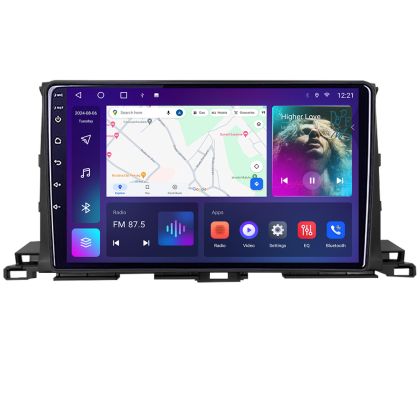 Navigáció Toyota Highlander 2013-2018 Android rádió gps internet négymagos 4+64 Carplay android auto KIT-highlander13+EDT-E310v3