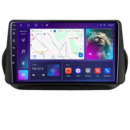 Navigatie Peugeot Bipper, Citroen Nemo, Fiat Qubo 2008-2017 Android radio gps internet quad core 4+64 carplay android auto Kit-bipper+EDT-E310v3