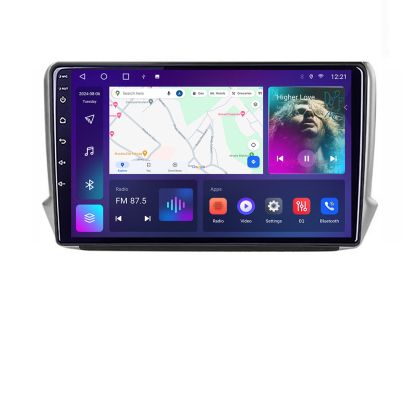 Navigatie Peugeot 208/2008 B-PSA Android Ecran QLED octa core 4+64 carplay android auto KIT-PSA+EDT-E310V3