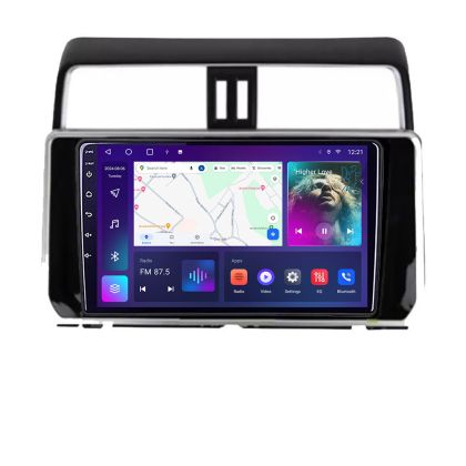 Navigáció Toyota Prado J150 2018- B-1065 Android Kijelző QLED Octa Core 4+64 CarPlay Android Auto KIT-1065+EDT-E310V3
