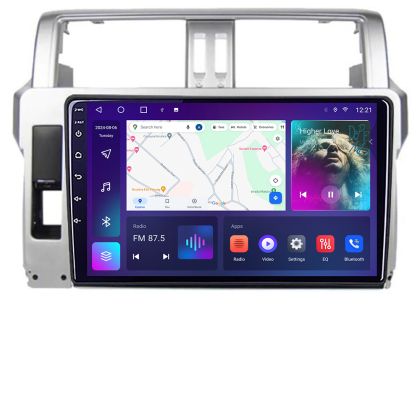 Navigáció Toyota Landcruiser J150 Prado 2014-2017 B-065 Android QLED képernyő octa core 4+64 Carplay android auto KIT-065+EDT-E310V3