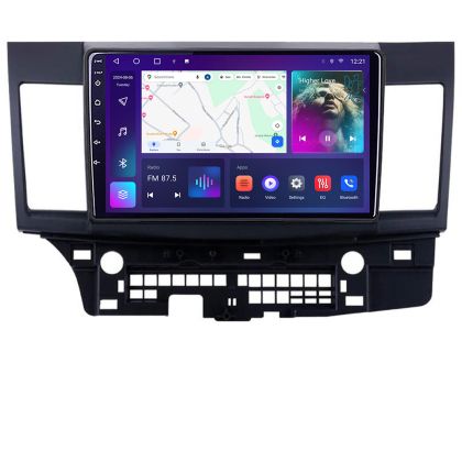 Navigáció Mitsubishi Lancer B-037 Android Kijelző QLED Octa Core 4+64 CarPlay Android Auto KIT-037+EDT-E310V3
