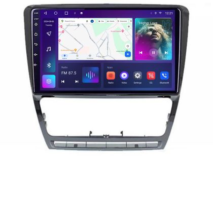 Navigáció Skoda Octavia 2 2005-2013 B-005 Android Kijelző QLED Octa Core 4+64 CarPlay Android Auto KIT-005+EDT-E310V3