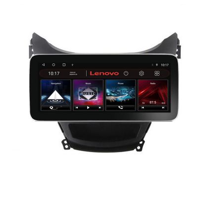 Navigáció Hyundai Elantra 2011-2013 K-092 Lenovo PRO 4+64 12,3 hüvelykes qled android 4G DSP gps internet Q