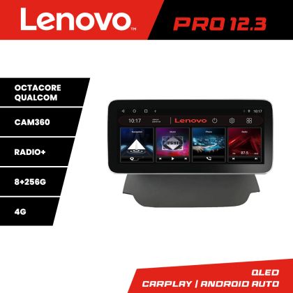 Navigáció Ford Ecosport 2013-2016 K-232 Lenovo PRO 8+256 12,3 hüvelykes qled android 4G DSP gps internet a