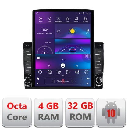 Navigatie Hyundai Santa Fe IX45 2012-2017 Edotec Ouad core 4+32 ecran vertical 9.7" DSP 360 FHD AHD Android radio gps internet