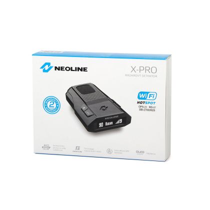 Neoline X-PRO radardetektor GPS Wifi K, Ka sávval, lézerrel