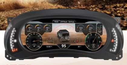 FULL HD digitális elektronikus órák Jeep Wrangler 2011-2017
