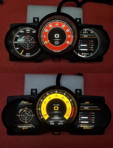 FULL HD digitális elektronikus órák Porsche Boxter 2016-2022