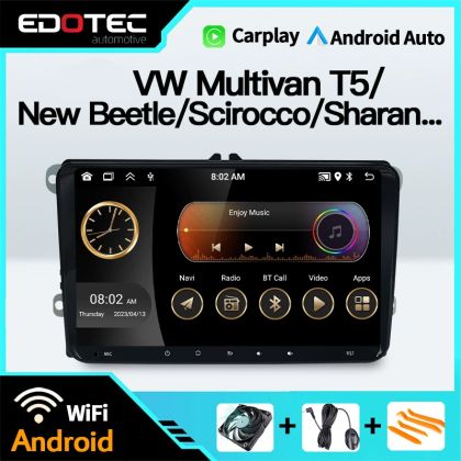 Navigáció Volkswagen Multivan T5 New Beetle Scirocco Sharan, 9 hüvelykes, 2003 - 2017