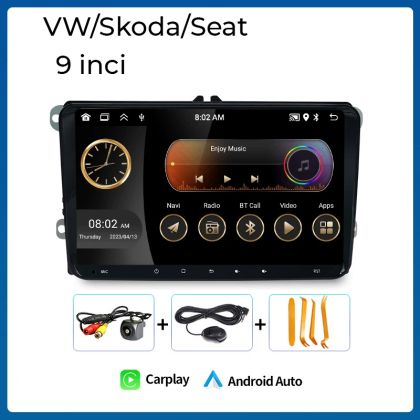 Navigáció Volkswagen Multivan T5 New Beetle Scirocco Sharan, 9 hüvelykes, 2003 - 2017