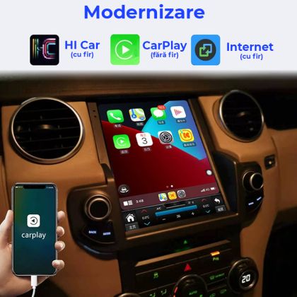 Navigație Land Rover Discovery 3 4, L319, Tesla, 9.7 inci, 