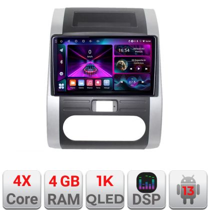 Navigáció Nissan X-Trail 2007-2013 A-001 4+64 InCell kijelző 1K Android Waze USB internet navigáció Youtube rádió