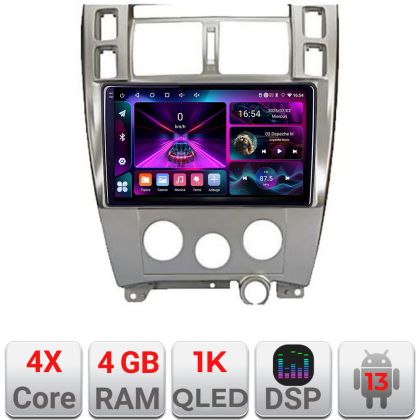 Navigáció Hyundai Tucson A-1001 4+64 InCell kijelző 1K Android Waze USB internet navigáció Youtube rádió