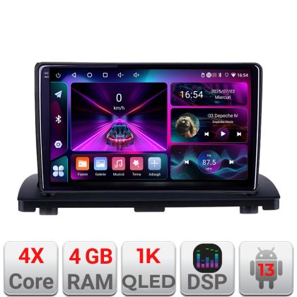 Navigáció Volvo XC90 A-173 4+64 InCell kijelző 1K Android Waze USB internet navigáció Youtube rádió