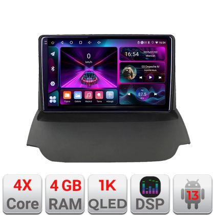 Navigáció Ford Ecosport 2013-2016 A-232 4+64 InCell kijelző 1K Android Waze USB internet navigáció Youtube rádió