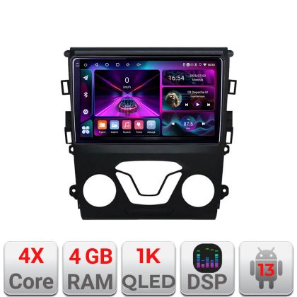 Navigáció Ford Mondeo 2013-2020 A-377 4+64 InCell kijelző 1K Android Waze USB internet navigáció Youtube rádió