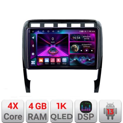 Navigáció Porsche Cayenne 2002-2011 A-443 4+64 InCell kijelző 1K Android Waze USB internet navigáció Youtube rádió