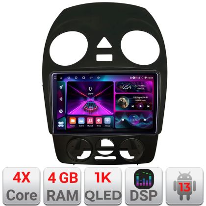 Navigáció VW Beetle 2005-2010 Android rádió gps internet 4+64 InCell kijelző 1K KIT-beetle-old+EDT-E209-RK